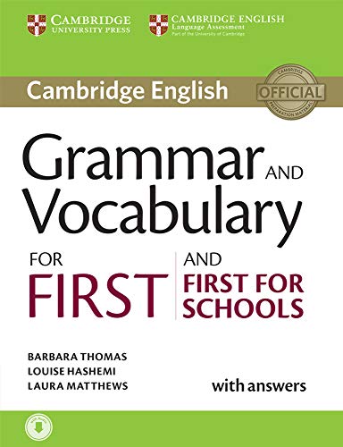 Grammar and Vocabulary for First and First for Schools. Book with Answers and Audio.