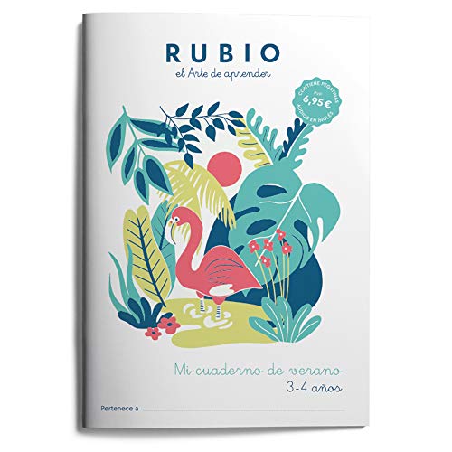 Mi cuaderno de verano RUBIO. 3-4 años: 1