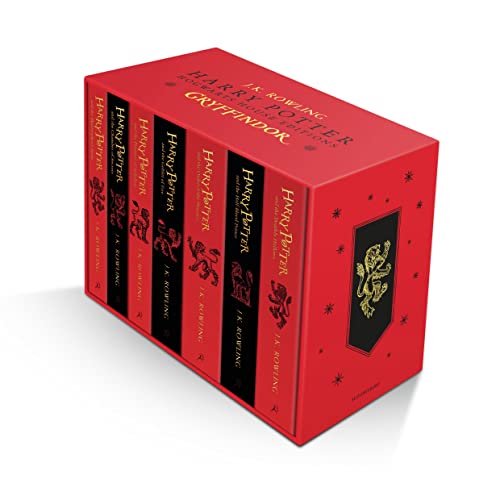HARRY POTTER EDICIÓN GRYFFINDOR HOUSE , TAPA BLANDA, INGLÉS, BOX: J.K. Rowling - Set: 1-7