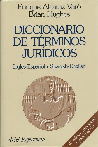 Diccionario de terminos juridicos. ingles-español spanish-english