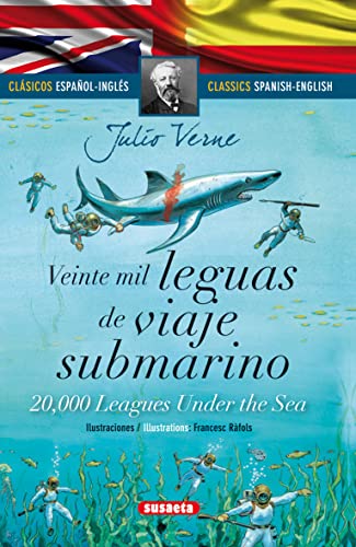 Veinte mil leguas de viaje submarino - español/inglés (Clásicos bilingües)