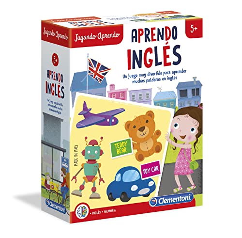 Clementoni - Aprendo Inglés juguete educativo para aprender inglés a partir de 5 años, juguete en español (55311)